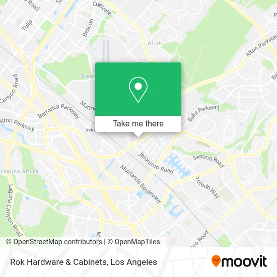 Rok Hardware & Cabinets map