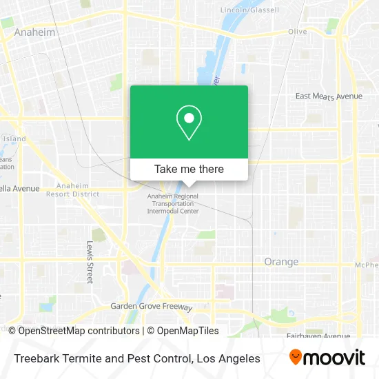 Treebark Termite and Pest Control map