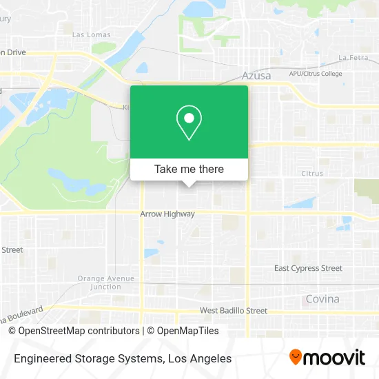 Engineered Storage Systems map