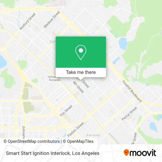 Smart Start Ignition Interlock map