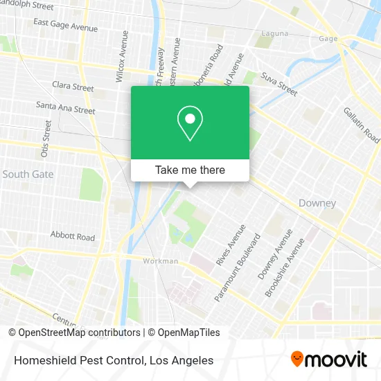 Homeshield Pest Control map