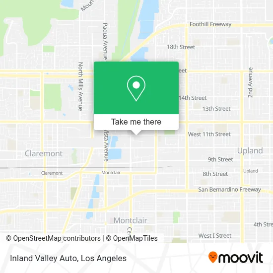 Inland Valley Auto map