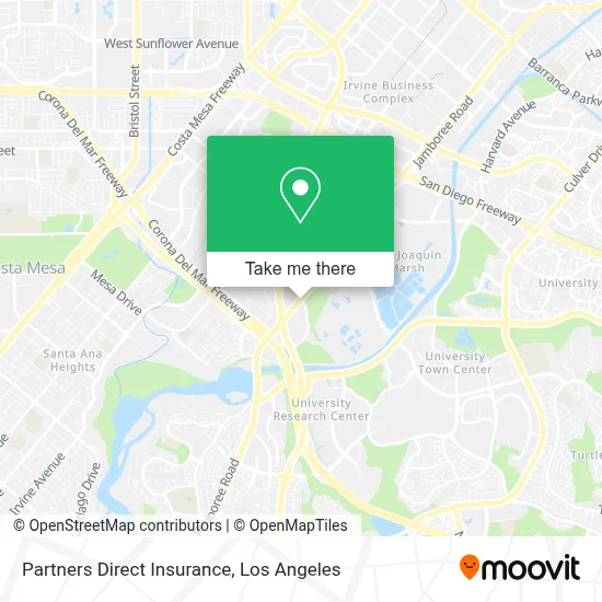 Partners Direct Insurance map