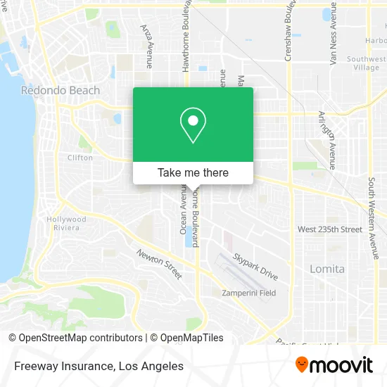Freeway Insurance map
