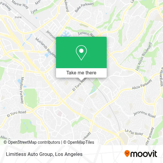 Limitless Auto Group map