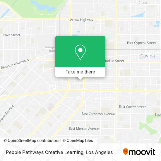Pebble Pathways Creative Learning map