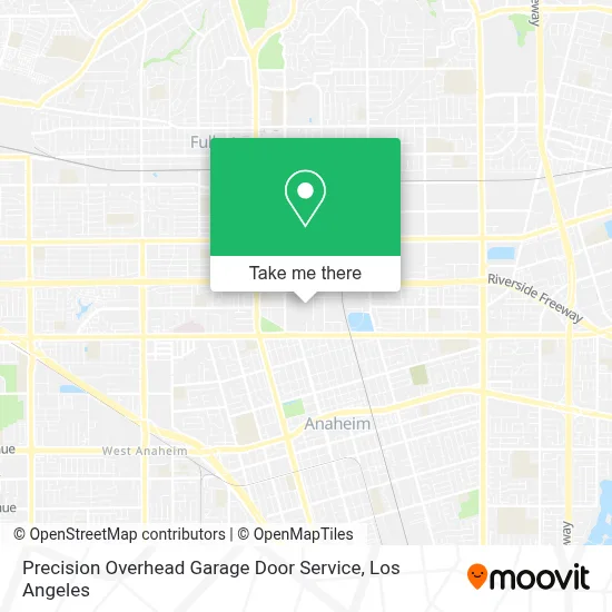 Precision Overhead Garage Door Service map