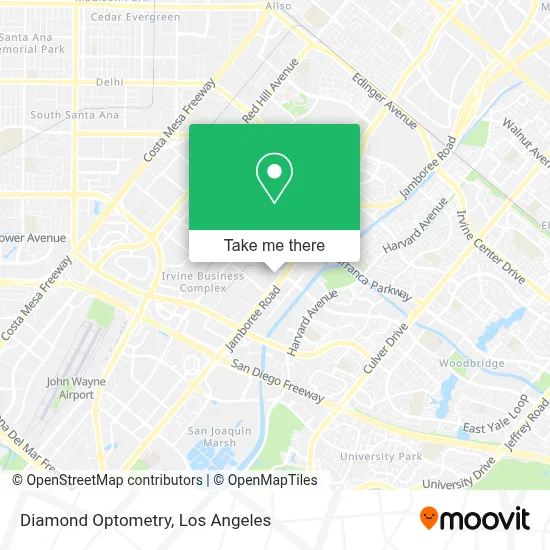 Diamond Optometry map
