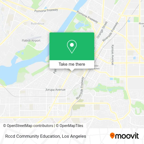 Rccd Community Education map