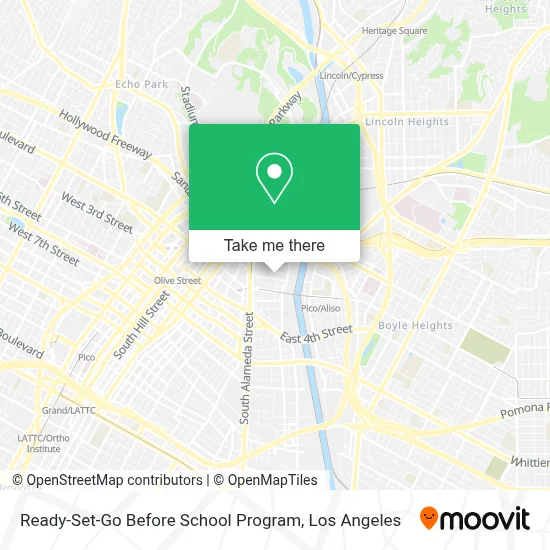 Ready-Set-Go Before School Program map