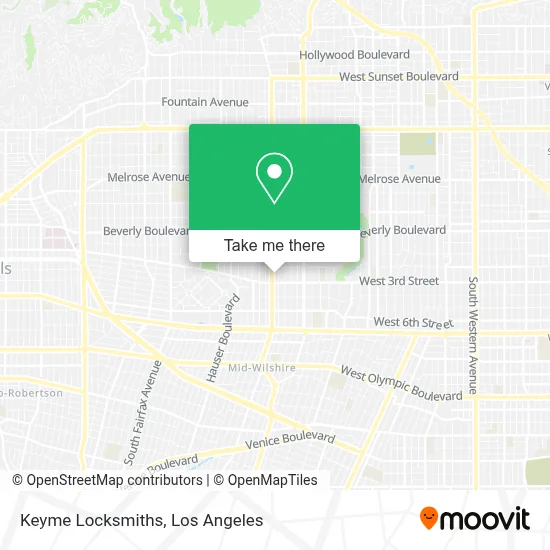 Keyme Locksmiths map