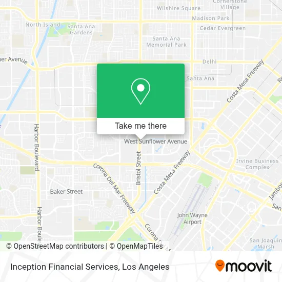 Inception Financial Services map