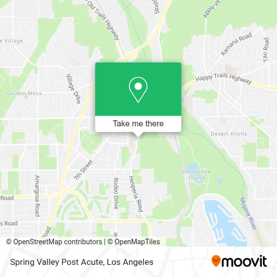 Spring Valley Post Acute map