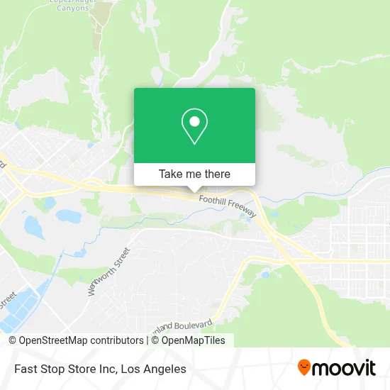 Fast Stop Store Inc map