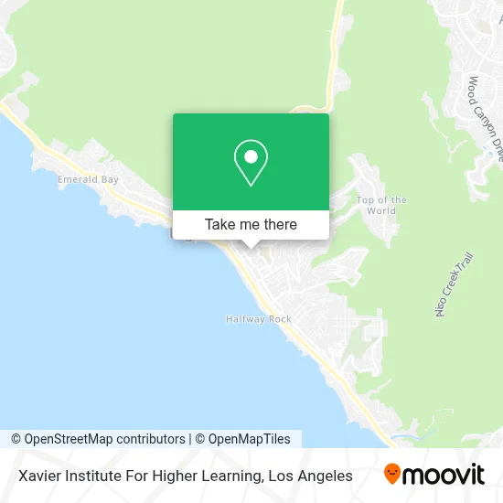 Xavier Institute For Higher Learning map