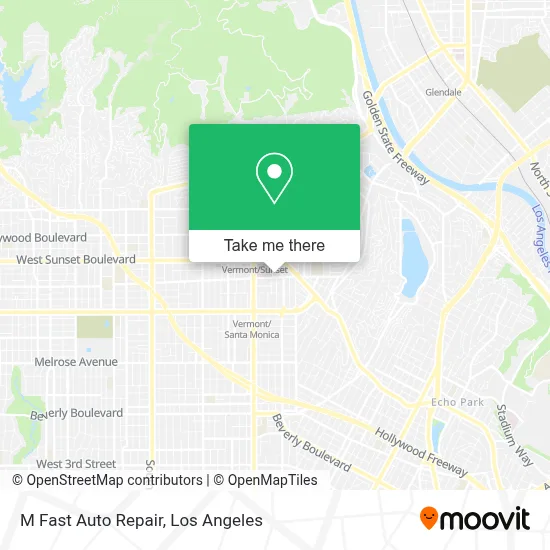 M Fast Auto Repair map