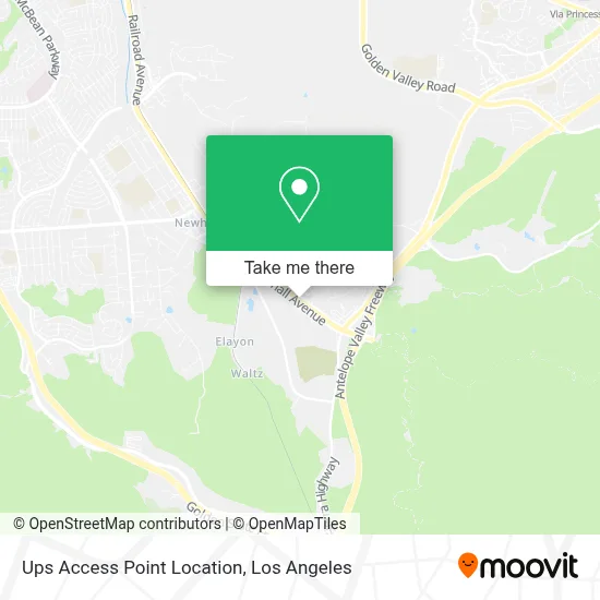 Ups Access Point Location map