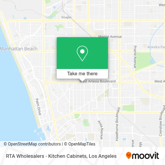 RTA Wholesalers - Kitchen Cabinets map