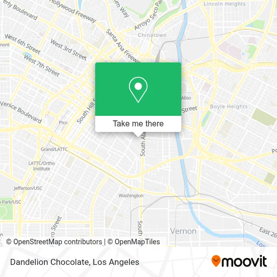 Dandelion Chocolate map
