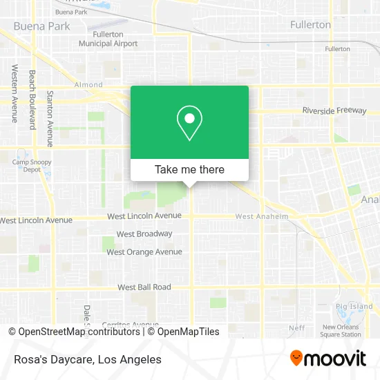 Rosa's Daycare map