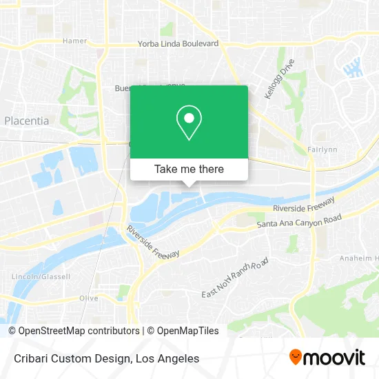 Cribari Custom Design map