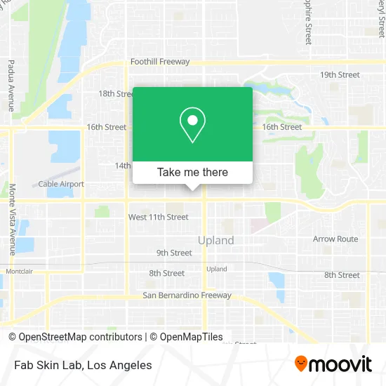 Fab Skin Lab map