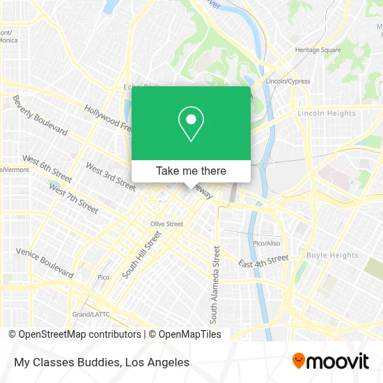 My Classes Buddies map