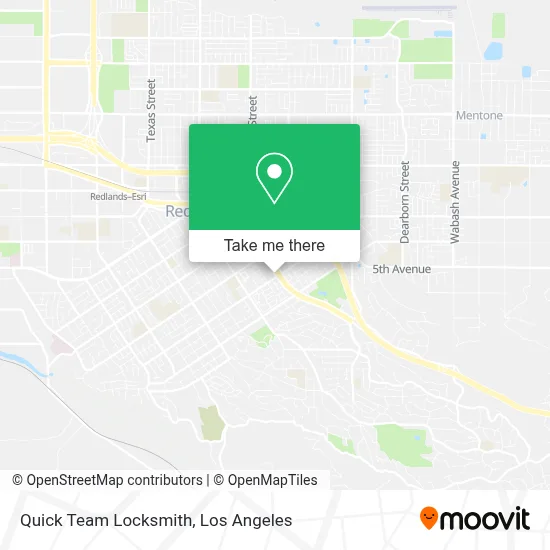Quick Team Locksmith map