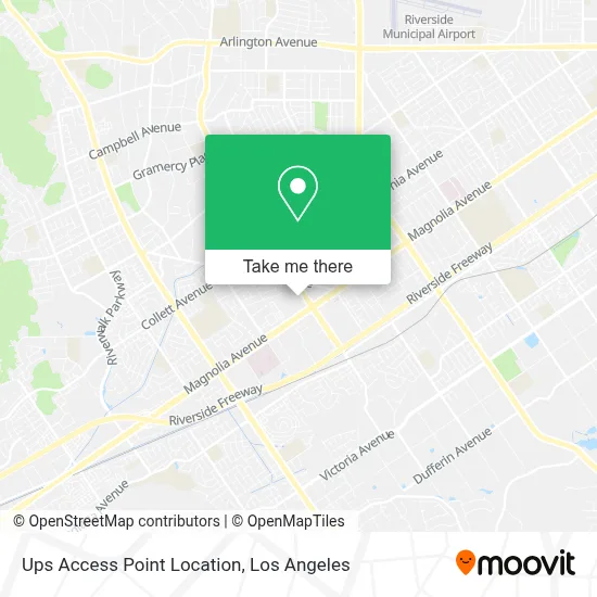 Ups Access Point Location map