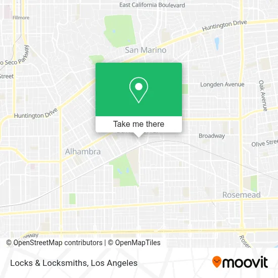 Locks & Locksmiths map