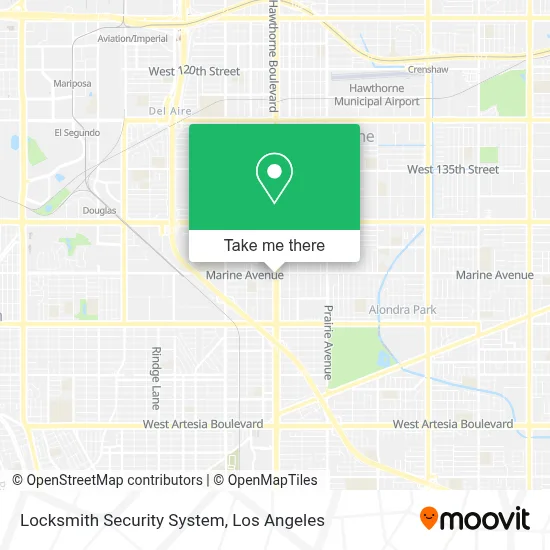 Locksmith Security System map