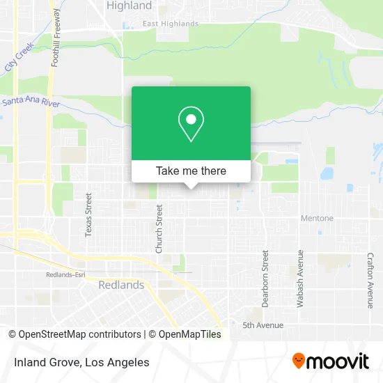 Inland Grove map