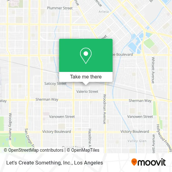 Let's Create Something, Inc. map