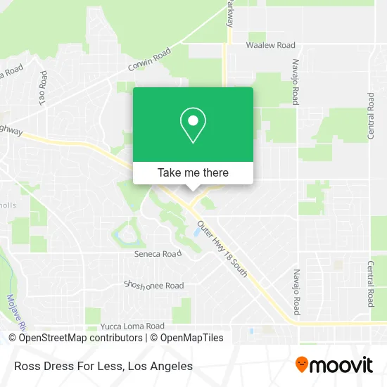 Ross Dress For Less map