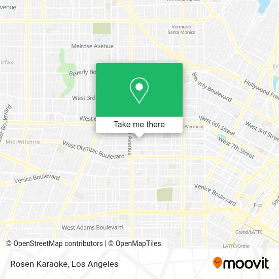 Rosen Karaoke map