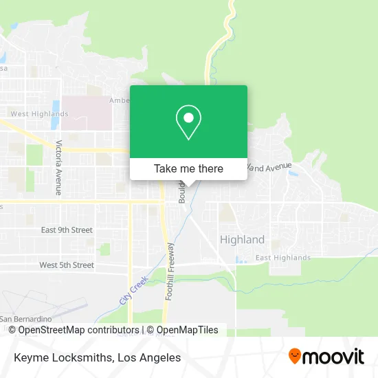 Keyme Locksmiths map