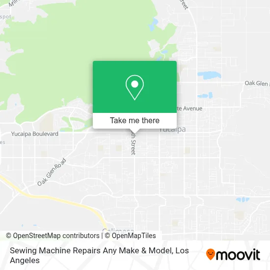 Sewing Machine Repairs Any Make & Model map