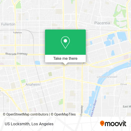 US Locksmith map
