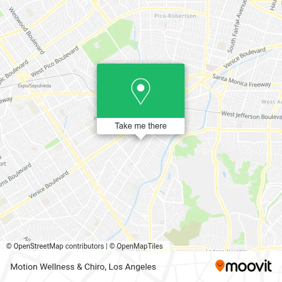 Motion Wellness & Chiro map