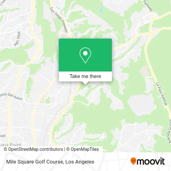 Mile Square Golf Course map