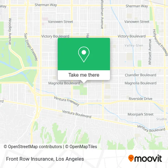Front Row Insurance map