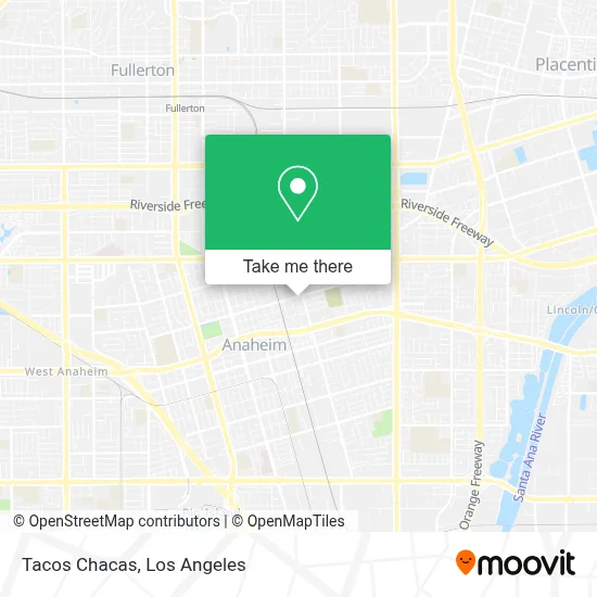 Tacos Chacas map