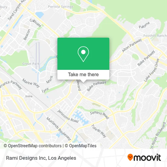 Rami Designs Inc map