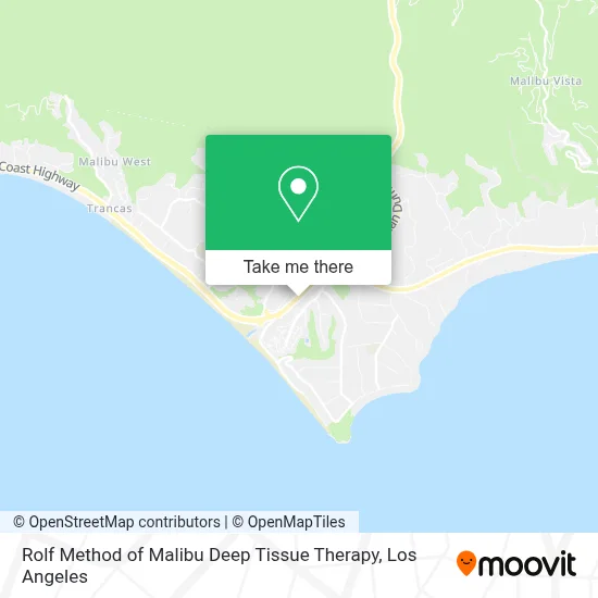 Rolf Method of Malibu Deep Tissue Therapy map