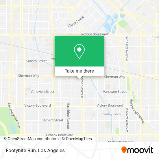 Footybite Run map