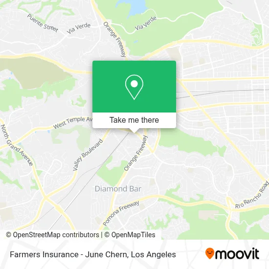 Farmers Insurance - June Chern map