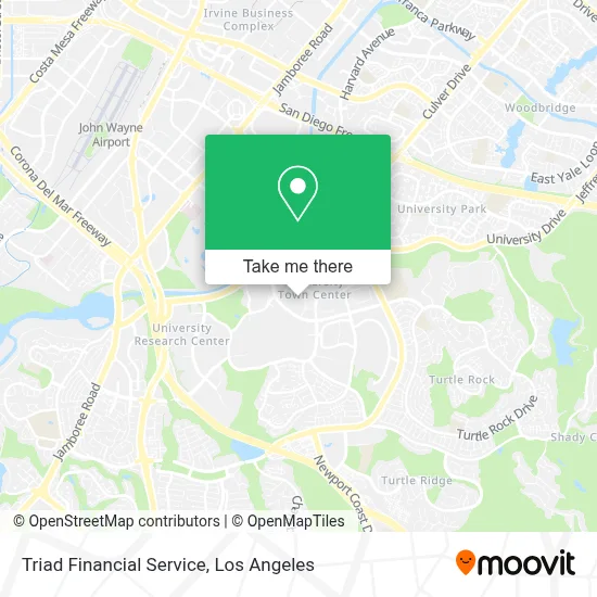 Triad Financial Service map
