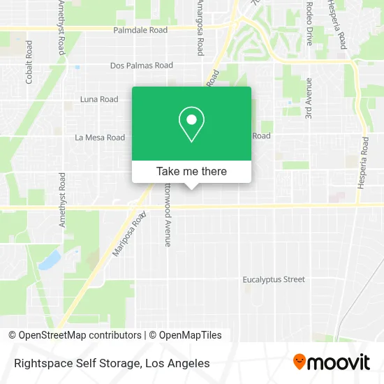 Rightspace Self Storage map