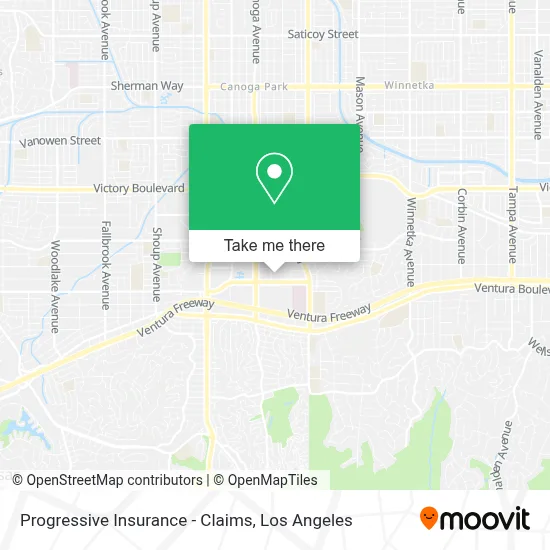Progressive Insurance - Claims map