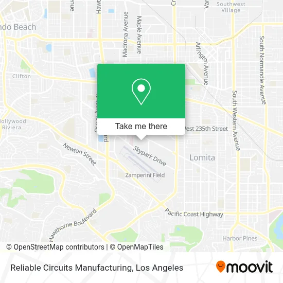 Reliable Circuits Manufacturing map